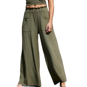 Free People Movement Blissed Out Pants in Green